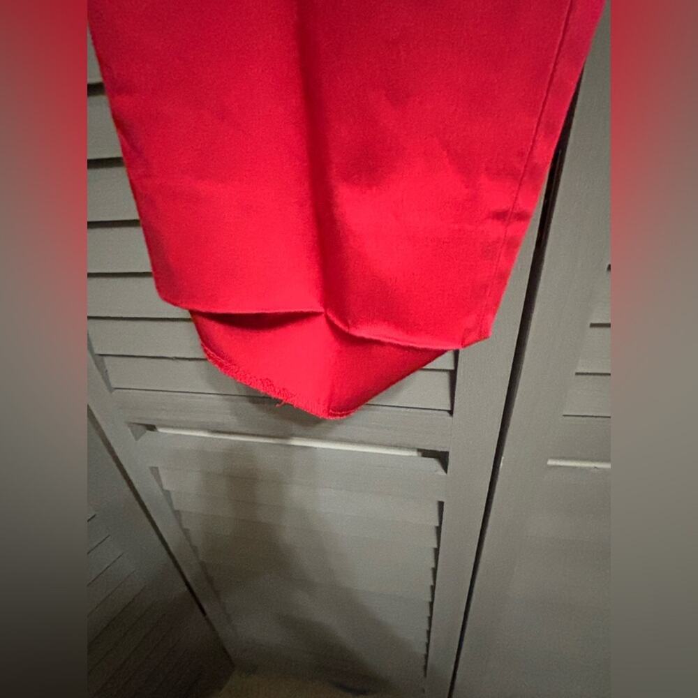 The Limited The Drew Fit Red Cropped Straight Leg Ankle Pants Size 6 - Picture 9 of 12